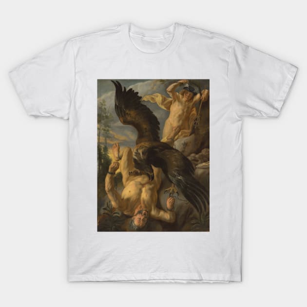 Prometheus Bound by Studio Of Jacob Jordaens T-Shirt by Classic Art Stall
